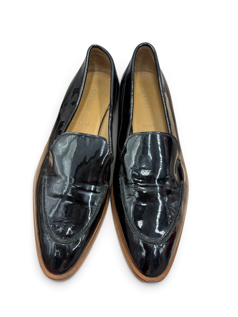 Everlane The Modern Loafer Black Patent Leather Size 7.5